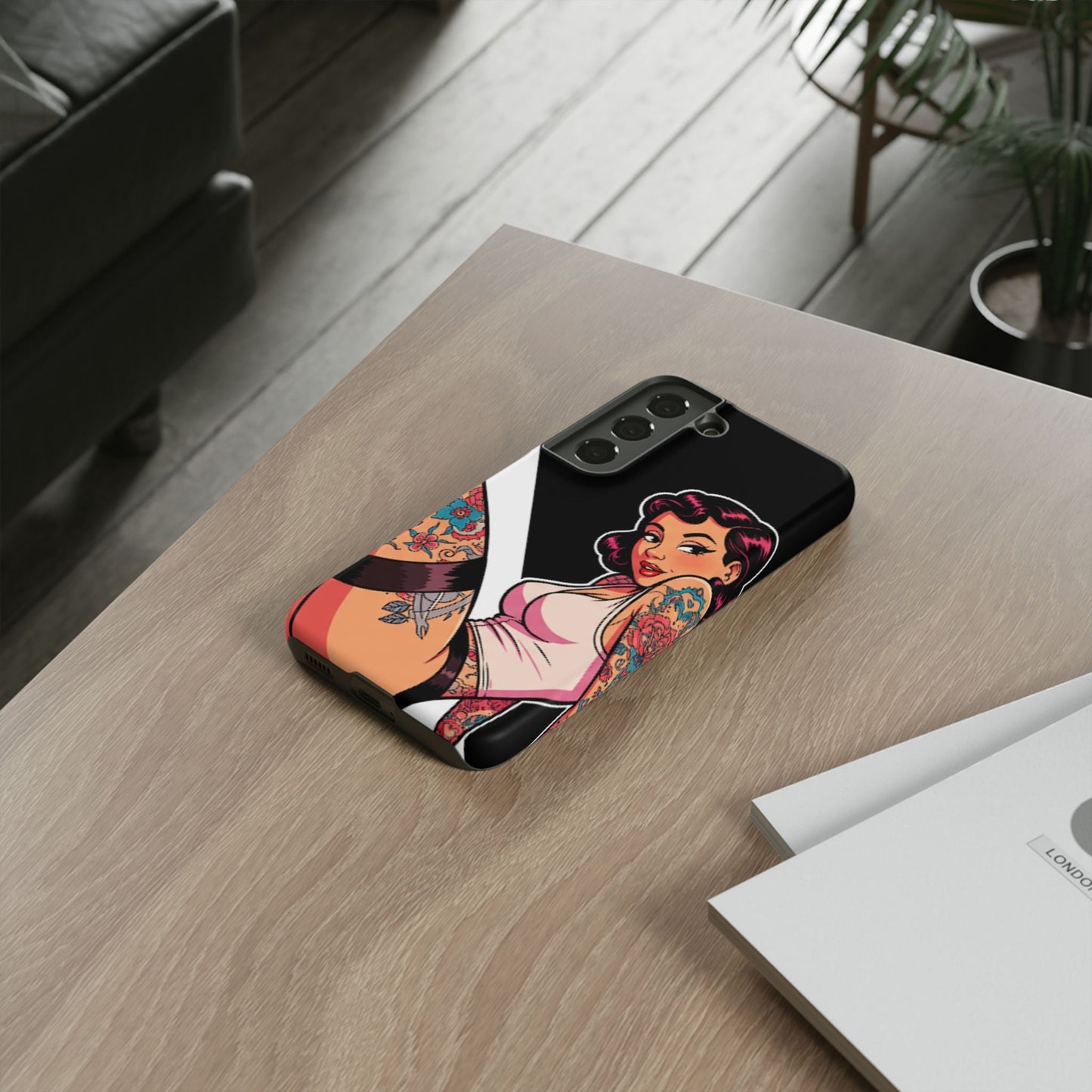 Vintage Tattoo Beauty Tough Phone Case