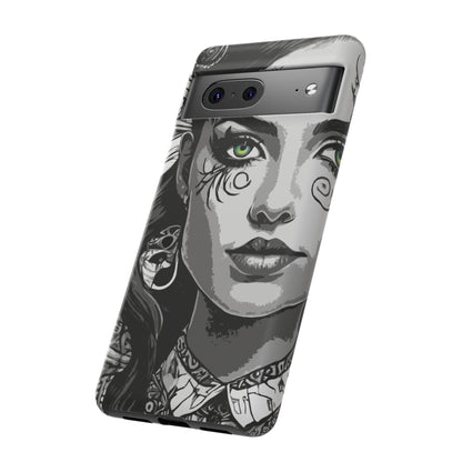 Green Eyed Devilish Beauty Tough Phone Case
