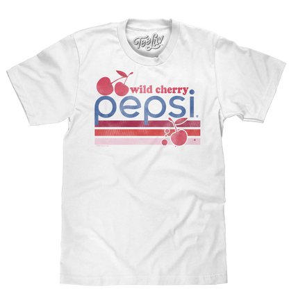 Vintage Wild Cherry Pepsi Logo T-Shirt - White