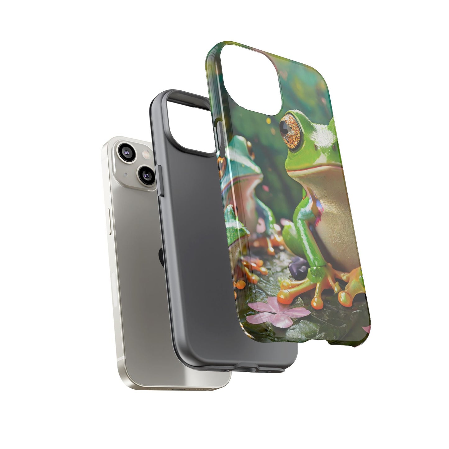 Someone Watching Colorful Frog Tough Phone Case