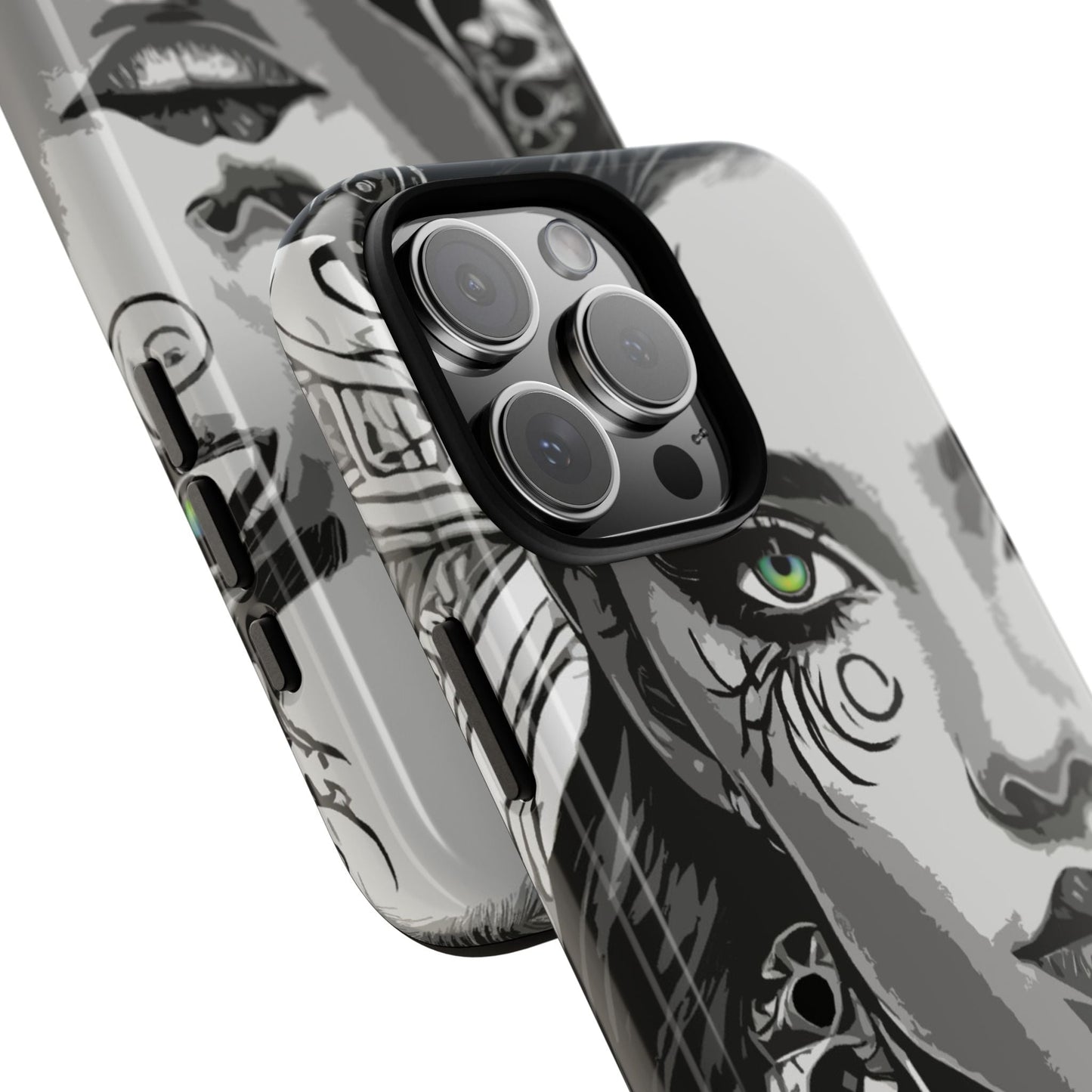 Green Eyed Devilish Beauty Tough Phone Case