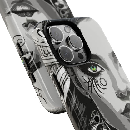 Green Eyed Devilish Beauty Tough Phone Case