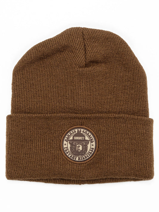 Smokey Bear Always Be Careful Prevent Wildfires Beanie - Brown