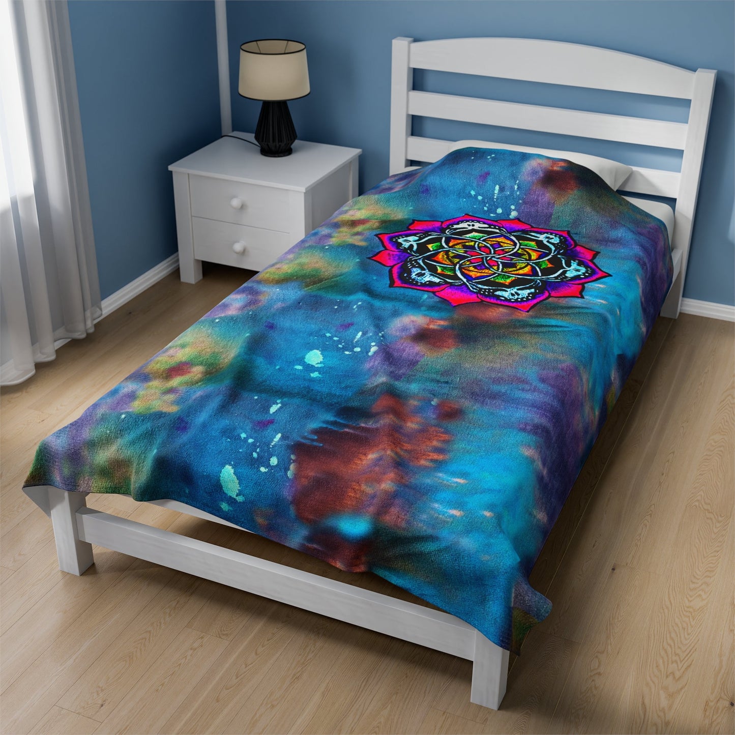 DEADPUNK Mandala Plush Blanket