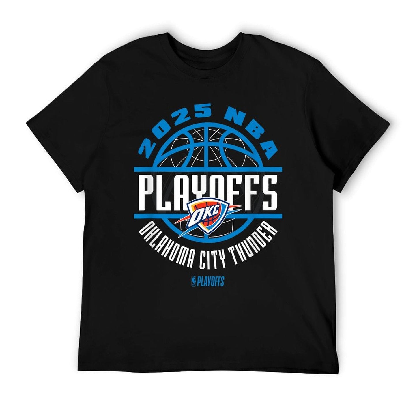 NBA Official Oklahoma City Thunder 2025 Playoffs Game Time T-Shirt