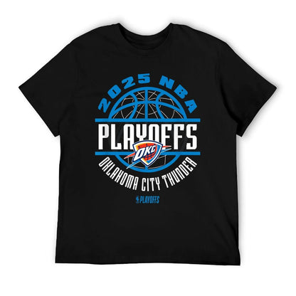 NBA Official Oklahoma City Thunder 2025 Playoffs Game Time T-Shirt