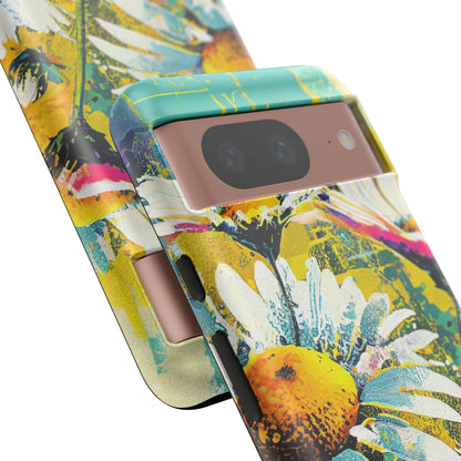 Colorful Daisy Floral Tough Phone Case