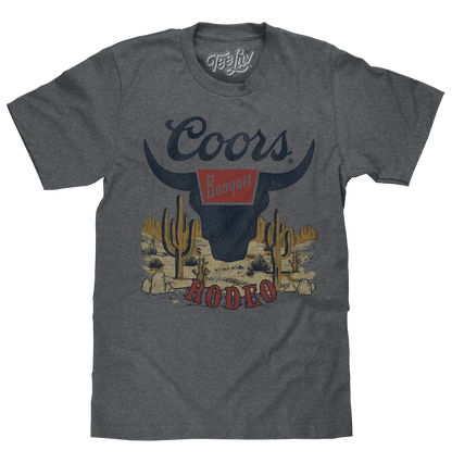 Coors Banquet Rodeo Desert T-Shirt - Graphite Heather