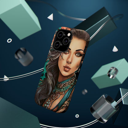 Vibrant Beauty Magnetic Tough Phone Case