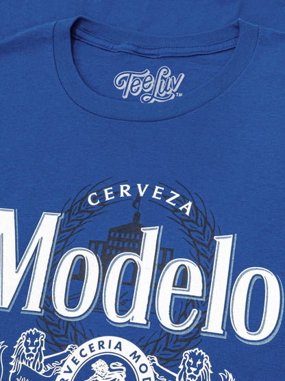 Cerveza Modelo Beer T-Shirt - Royal Blue