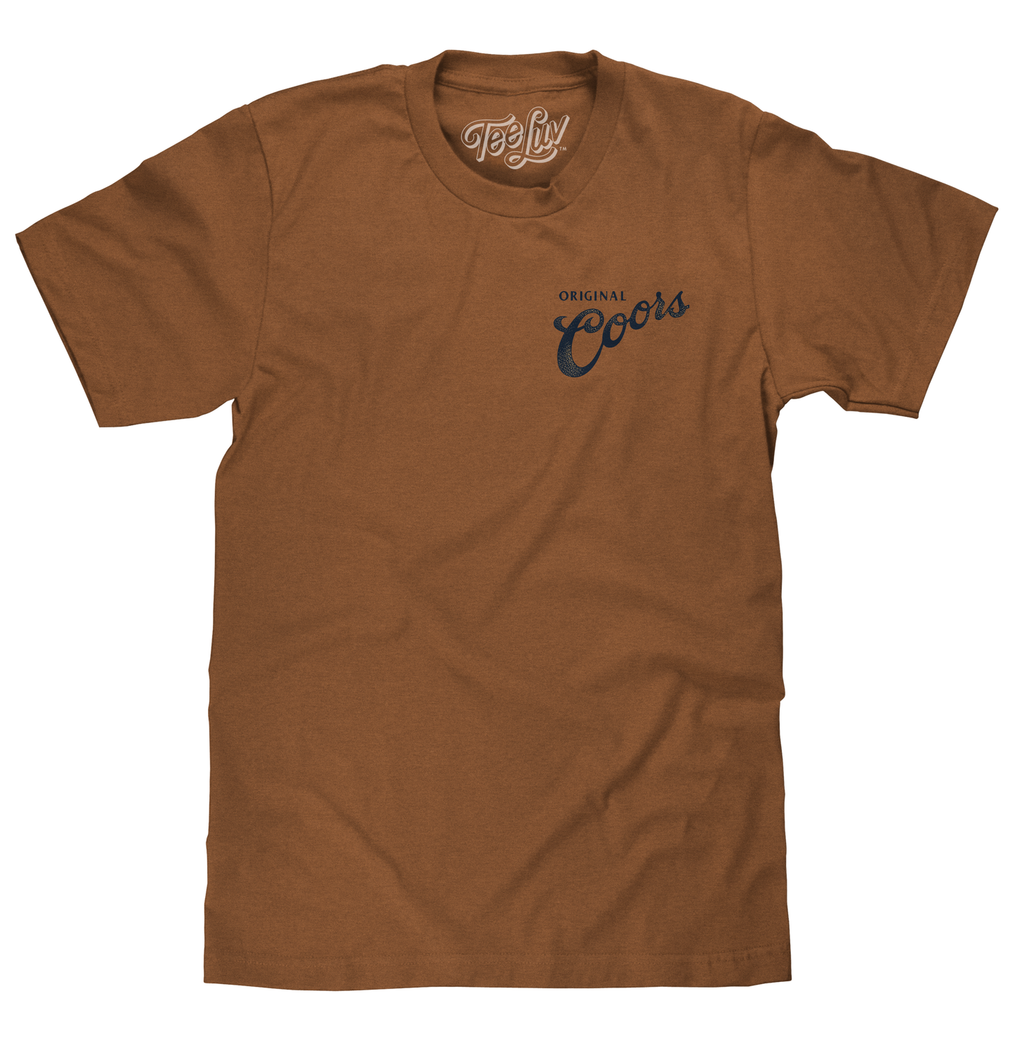 Coors Original Rodeo Cowboy Front/Back T-Shirt - Brown Sugar