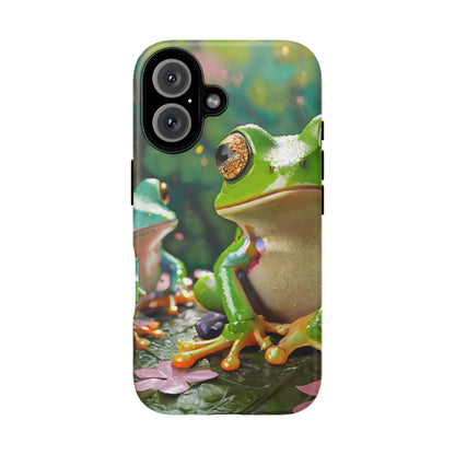 Someone Watching Colorful Frog Tough Phone Case