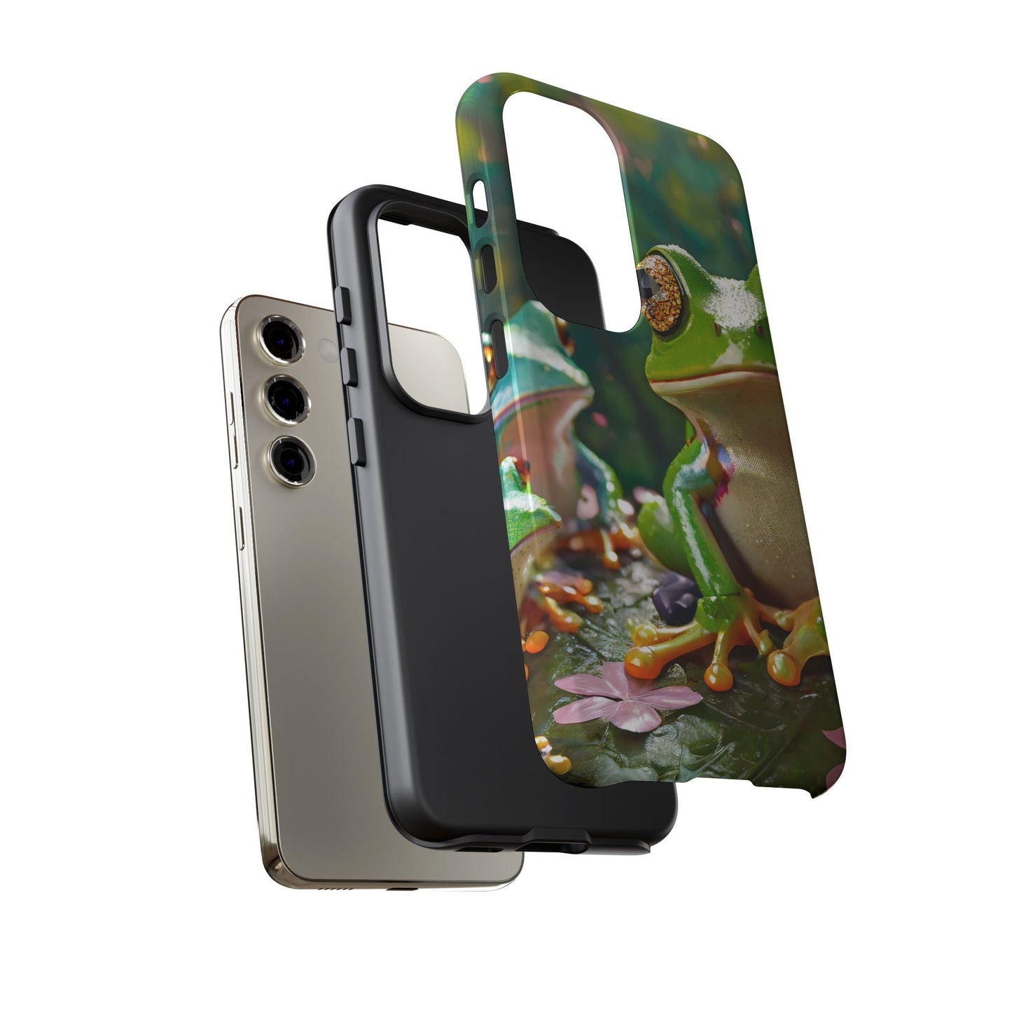 Someone Watching Colorful Frog Tough Phone Case