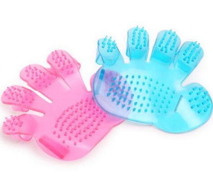 Pet Bath Massage Hair Brush Glove