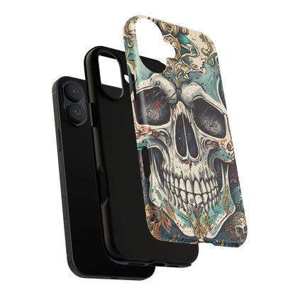 Abstract Skull Tough Phone Case