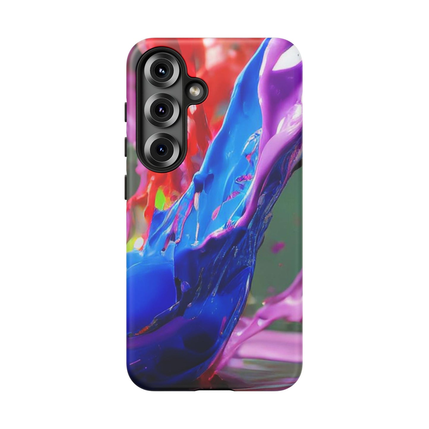 Vibrant Color Splash Tough Phone Case