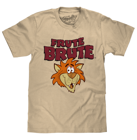 Frute Brute Cereal Retro 70s Cartoon Werewolf T-Shirt - Cream
