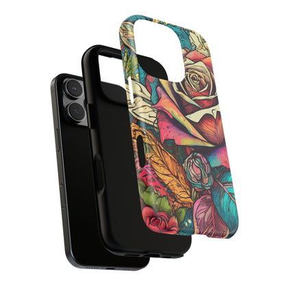 Colorful Roses Tough Phone Case