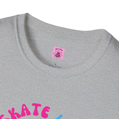 Colorful Skate Like Nobody's Watching Unisex Tee