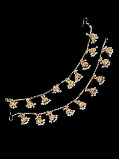 Single line pearl / jhumka ear supports ( READY TO SHIP )