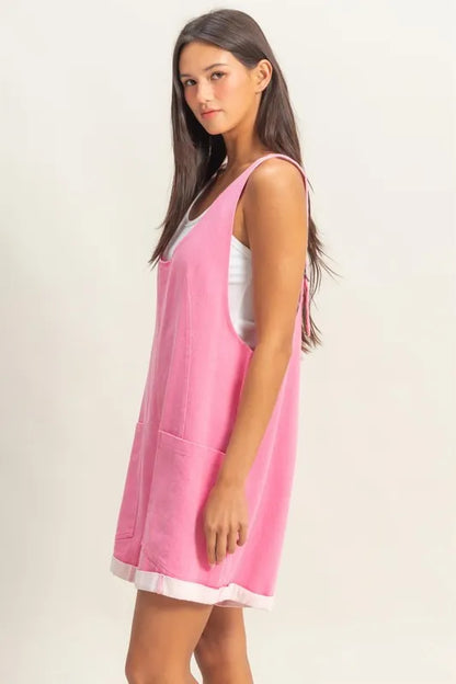 HYFVE V-Neck Pocket Detail Romper
