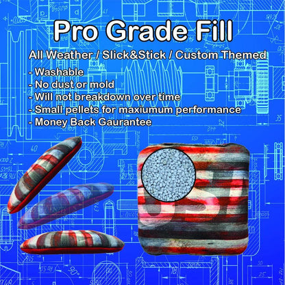 Buck American Flag Cornhole Boards