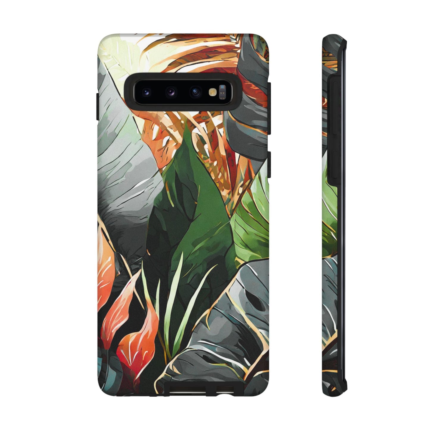 Tropical Leaf Tough Phone Case
