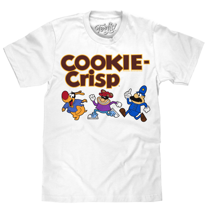 Cookie Crisp Cereal Mascot T-Shirt - White
