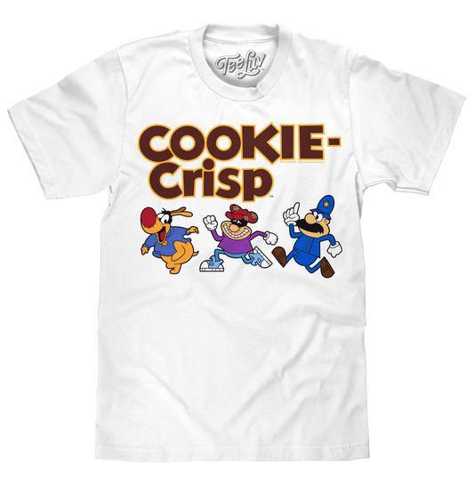 Cookie Crisp Cereal Mascot T-Shirt - White