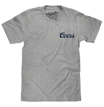 Coors Banquet Since 1873 Front and Back Print T-Shirt - Athletic Heather Gray