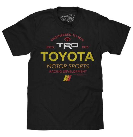 Toyota TRD Motor Sports Racing Development T-Shirt - Black