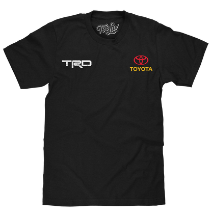 Toyota Racing Development TRD Front and Back Print T-Shirt - Black