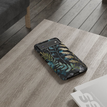 Dark Floral Tough Phone Case