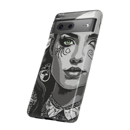 Green Eyed Devilish Beauty Tough Phone Case