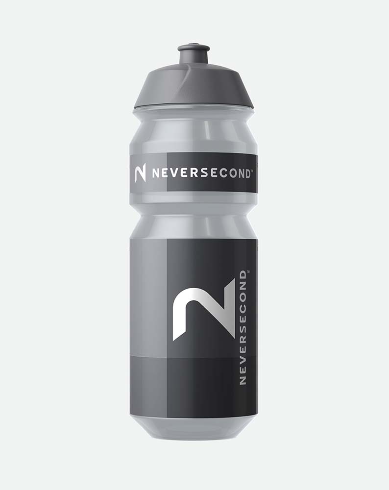 Neversecond x TACX Shiva 750ml Water Bottle