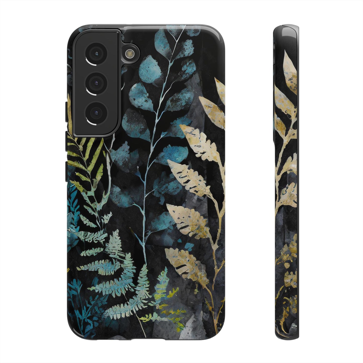 Dark Floral Tough Phone Case