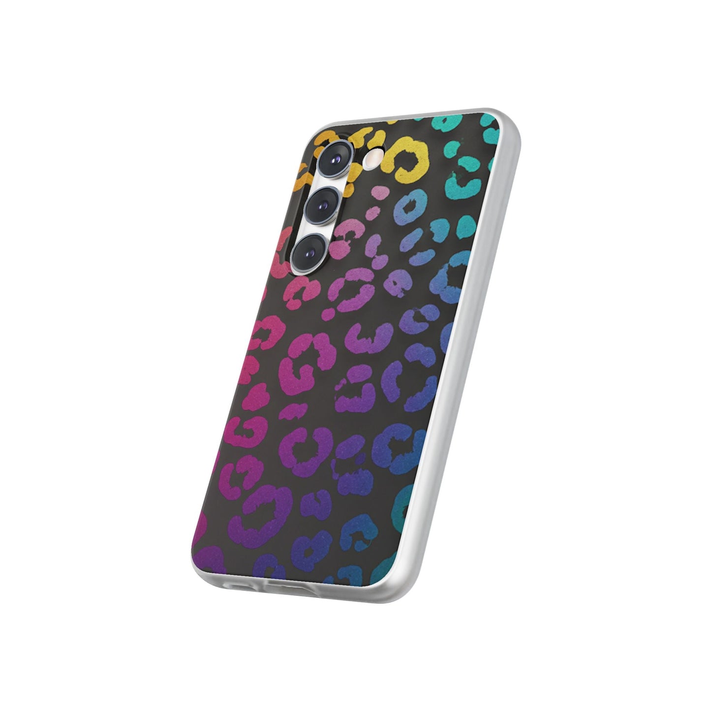Vibrant Leopard Print Flexi Phone Case