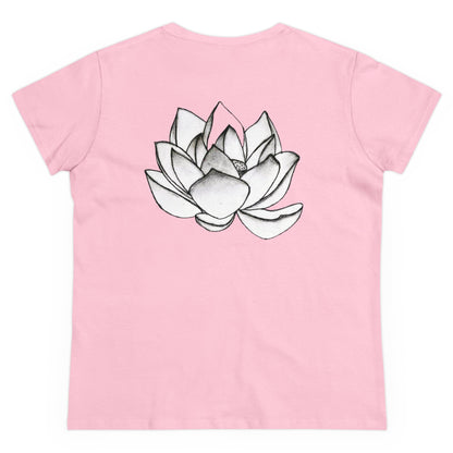 Buddha Gouache Print Women's Cotton Tee