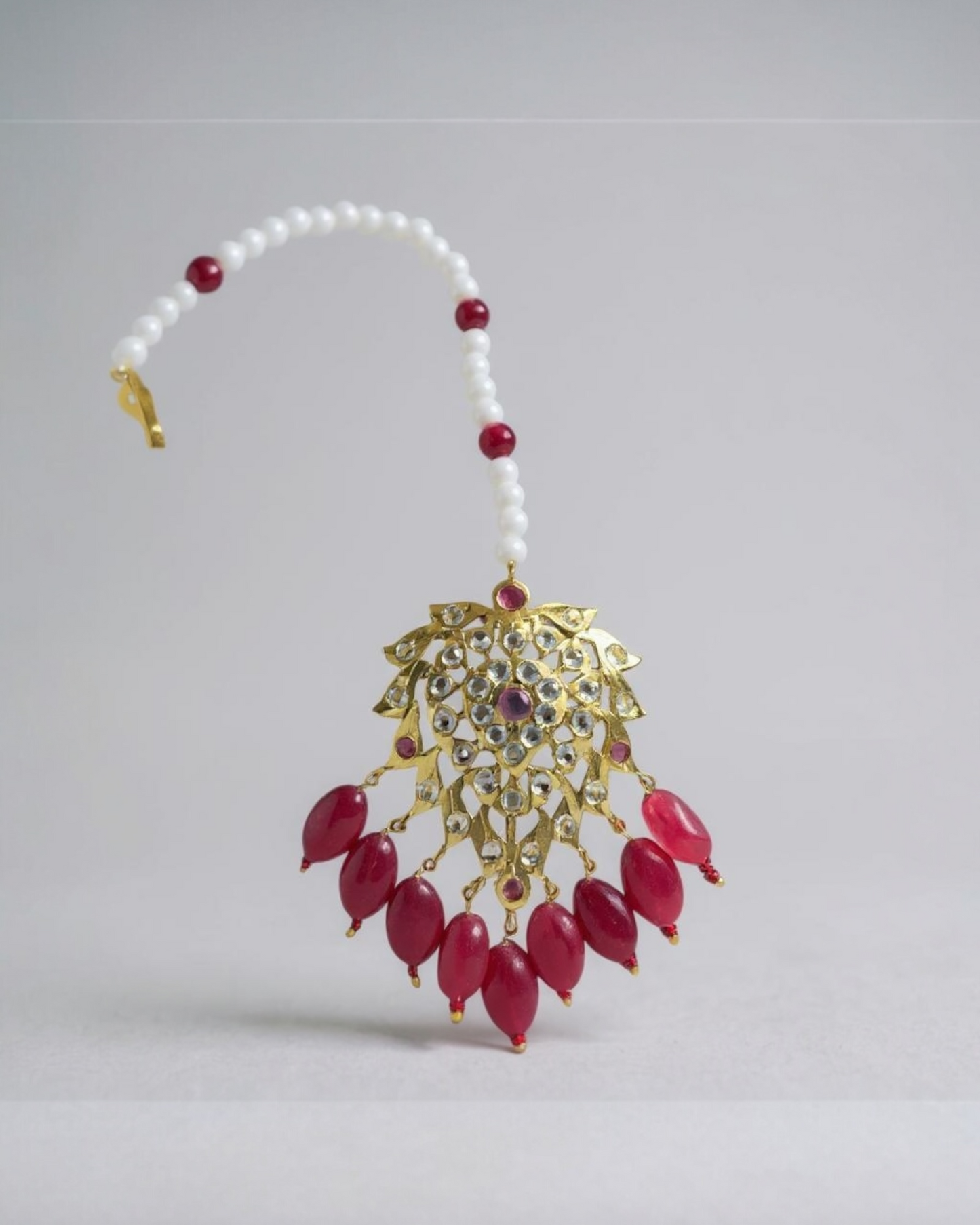 DJTK4 Zohra tika in ruby ( READY TO SHIP )