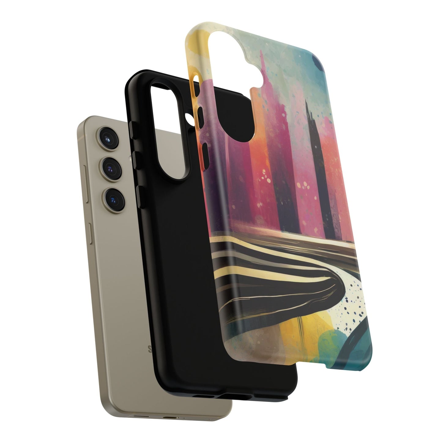 City Skyline Vibrant Tough Phone Case