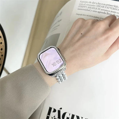 Apple Watch Band with Pearls Series 11/10/9/8/7/6/5/4/ SE / Ultra 1/2/3