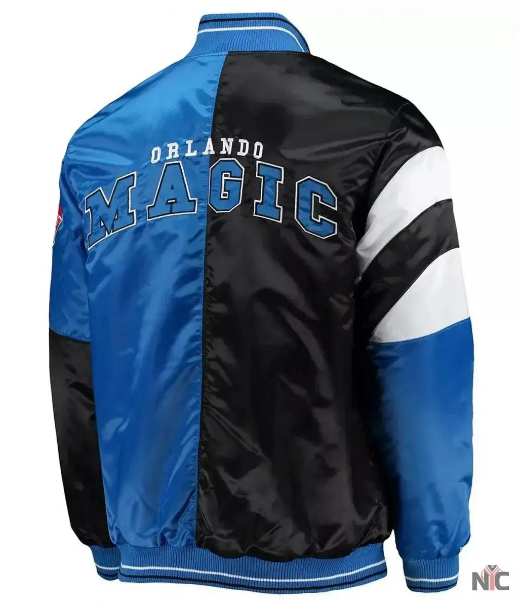 75th Anniversary Orlando Magic Leader Color Block Satin Jacket