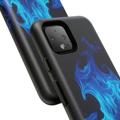 Blue Flames Tough  Phone Case