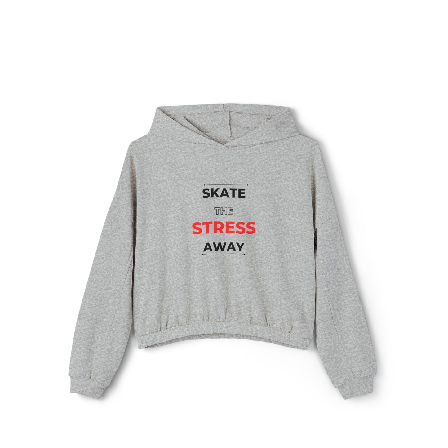 Women’s Cropped Skate the Stress Away Hoodie