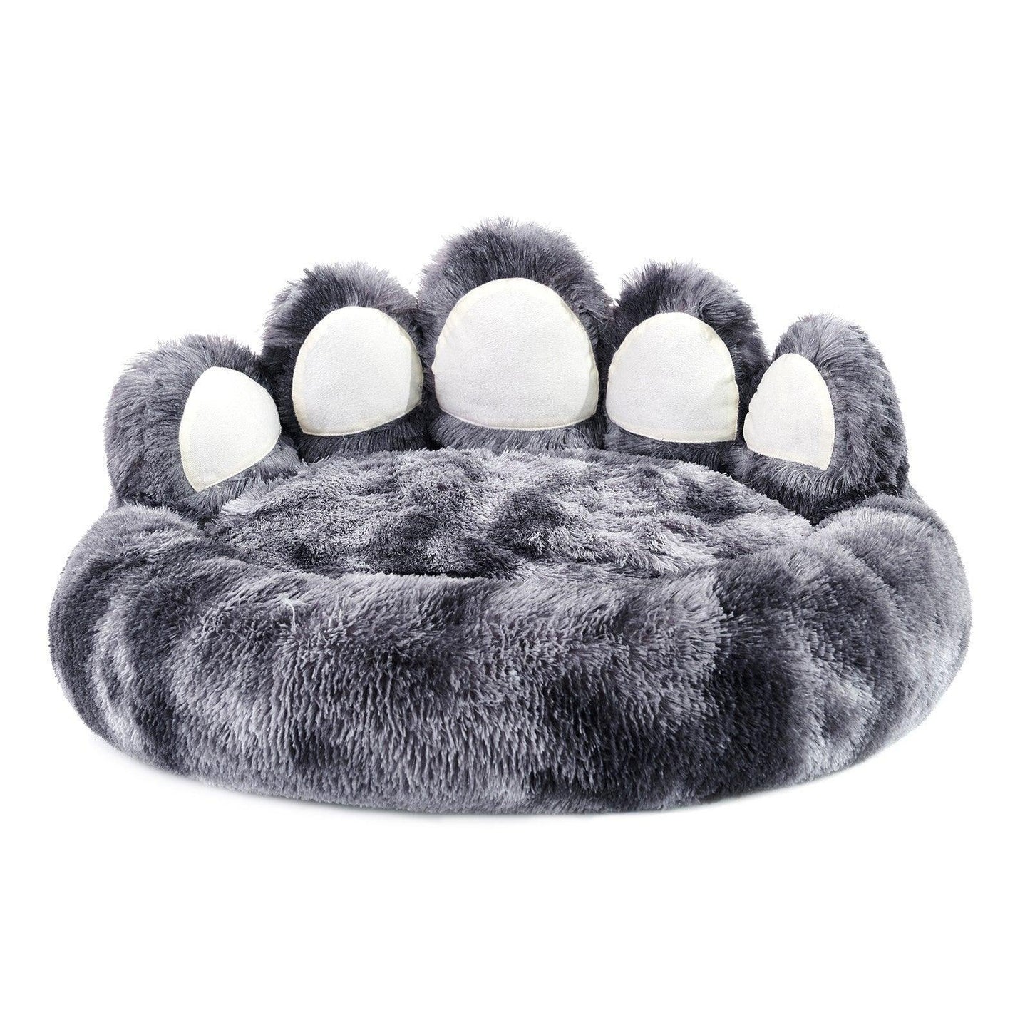 Paw Shape Cozy Plush  Dog Bed