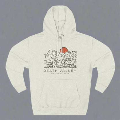 Death Valley National Park Fleece Hoodie Desert Dunes