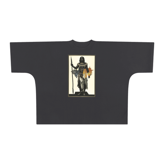 Amaru Khan Stars Oversize One-piece Pattern Cut Boxy Tee