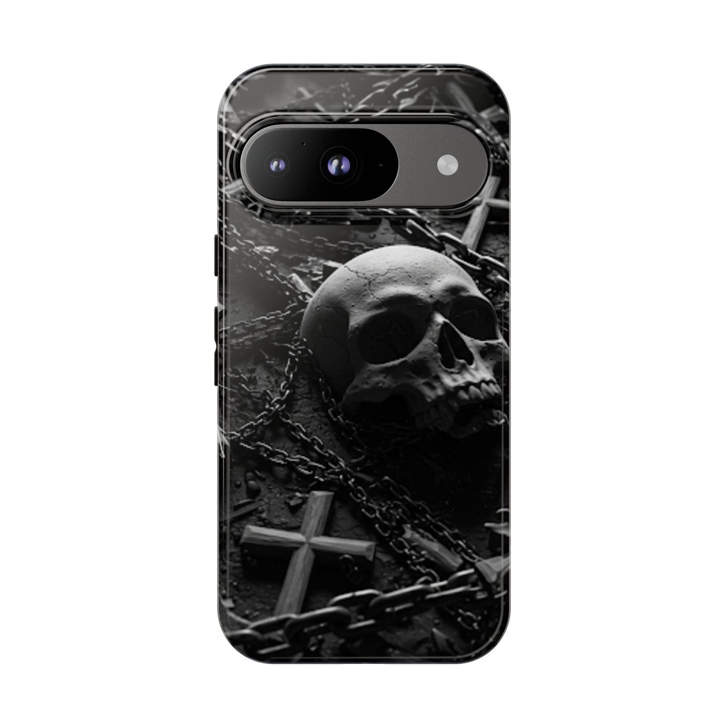 Gothic Skull Tough Phone Case
