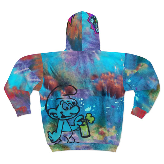 Micro-Doze Smurf Cloud Zip-Hoodie