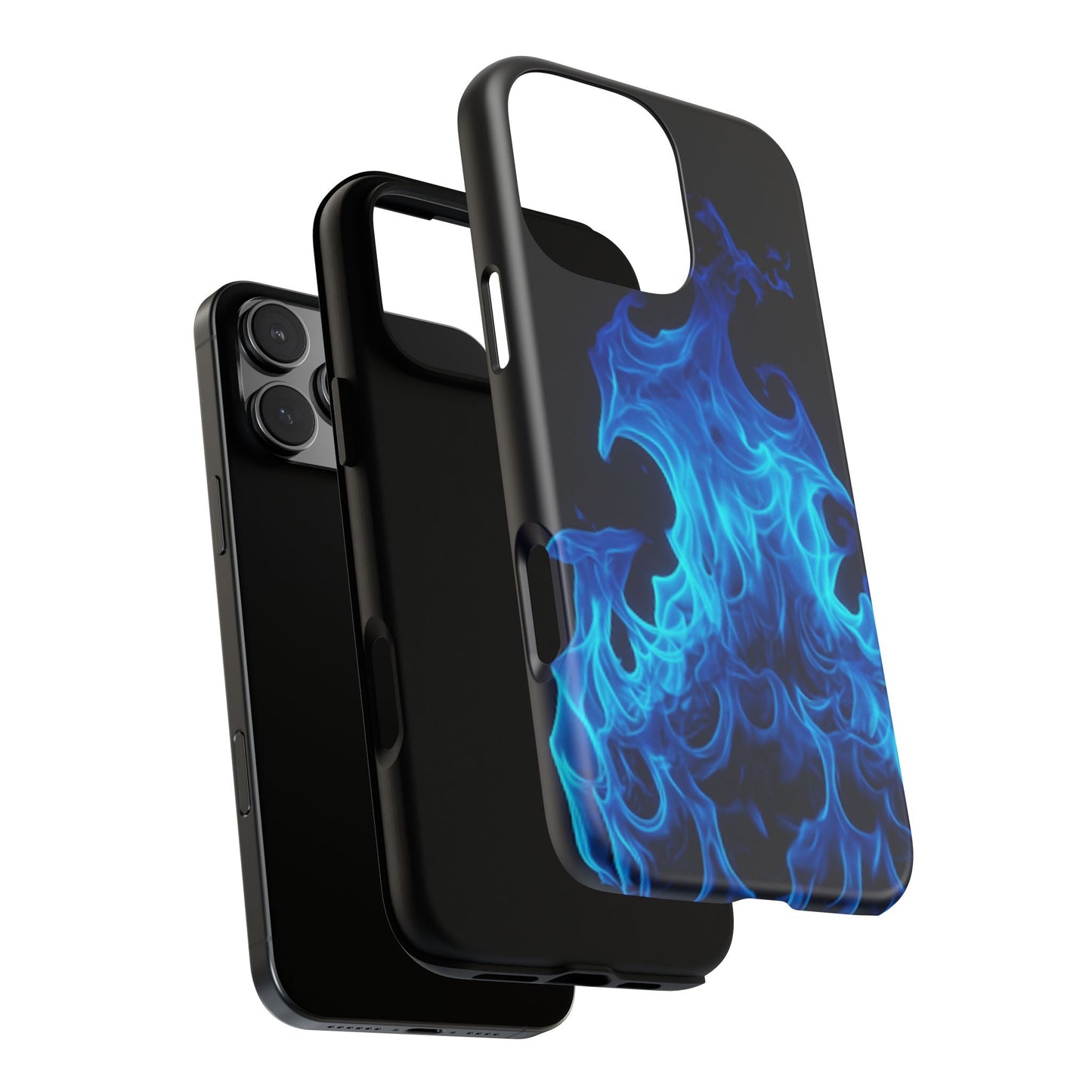 Blue Flames Tough  Phone Case